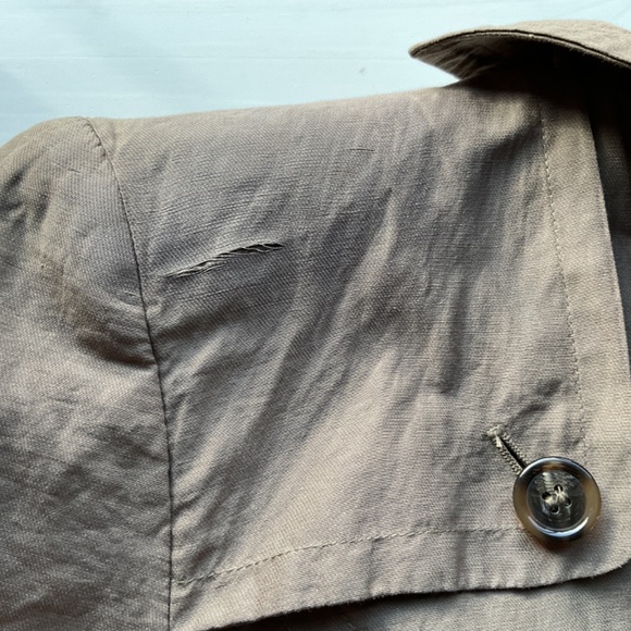Women’s Style & Co. Light Weight Trench Coat, SZ L - Picture 13 of 14